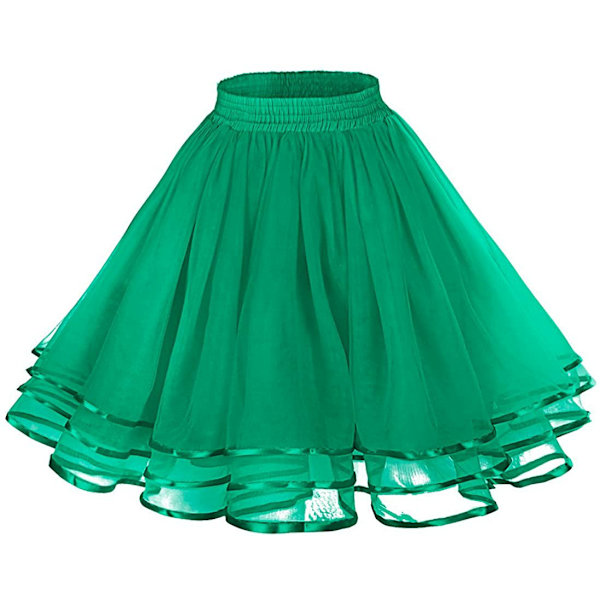 Dame Underkjoler Tyl Tutu Underskørter green