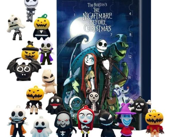 24 stk. Halloween Advent Nedtællings Blind Box Style 1