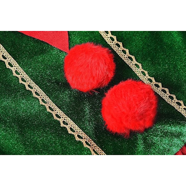 Flickors Elf-festkläder för julcosplay, Elf-öron Rollspel Set 160