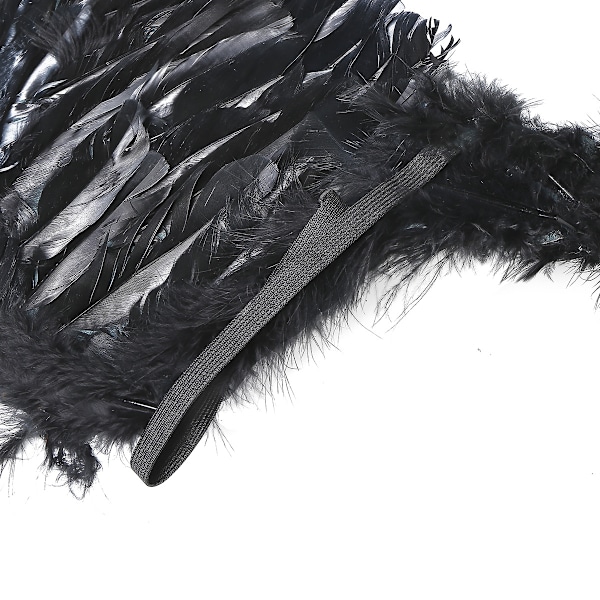 Englevinger til Voksne Hvide Englevinger Halloween Jul Black