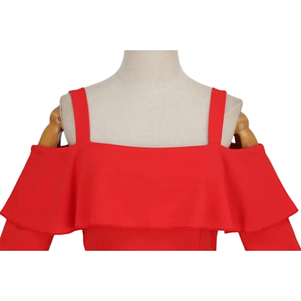 Vinter Julekjole Kvinder, Mode Dame Vintage Julefestkjole Style 3 M