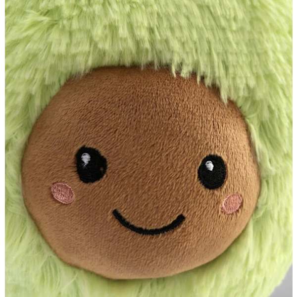 Fluffy Avocado Frugt Pude Figur 40CM