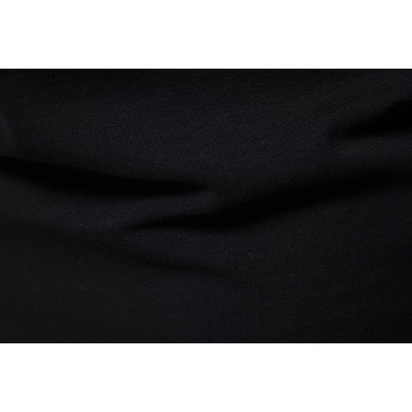 Långärmad rutig lapptröja för män Lapel Casual Shirt Black L
