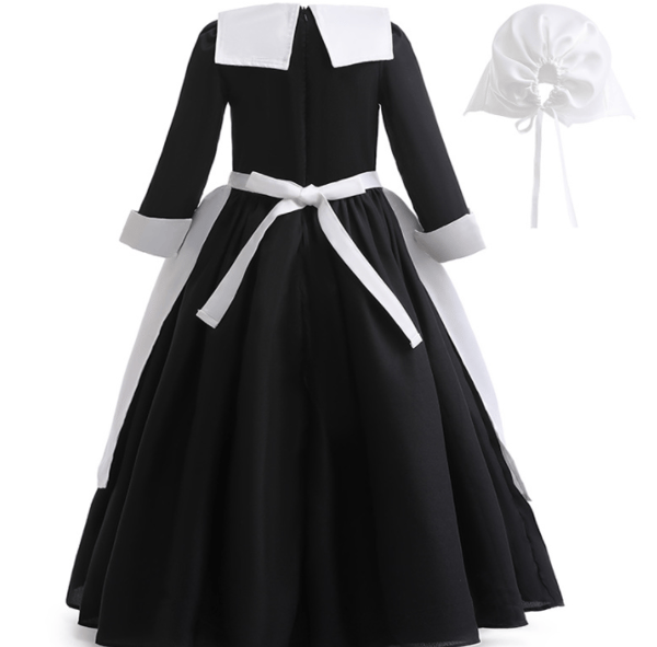Flicka cosplay servitris prestanda lång klänning 150