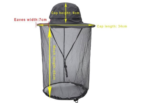 Utomhus Storbrättad Mesh Solhatt Military green