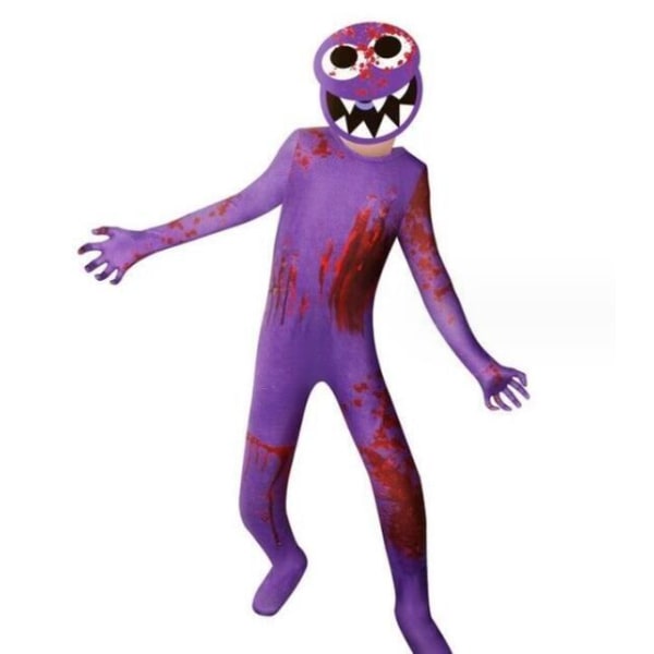 Halloween Rainbow Friends -hirviöhaalari Purple 170CM
