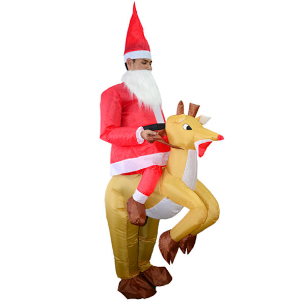 Uppblåsbar pepparkaksman för vuxen jul