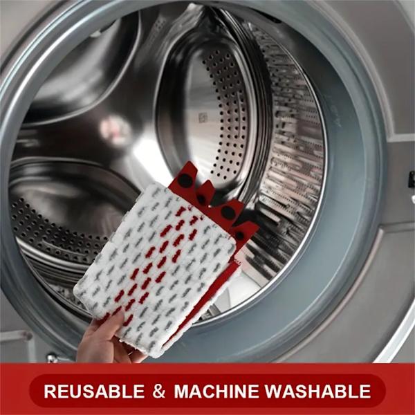 Passer til Vileda UltraMax/UltraMaT Erstatnings Flat Mop Hode 2 stk Moppklut