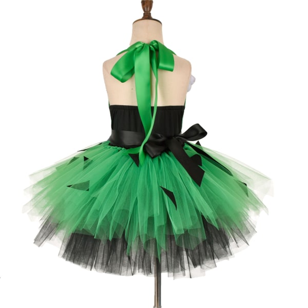 Carnival Pebbles Kostymer för flickor Cave Bone Dress Up Kläder Green 1T