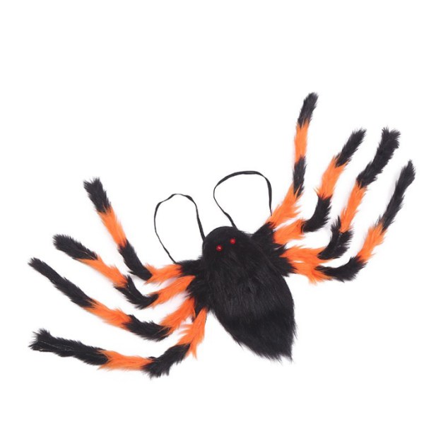 Halloween-ryggsekkdekorasjoner med gigantisk edderkopp Color M