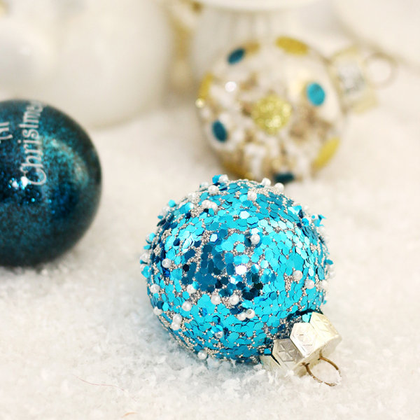 25 st juldekorationer set 60 mm blå och gyllene julkulor set Blue