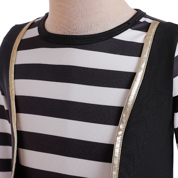 Piratdräkt för barn, pojke kapten piratdräkt 110cm
