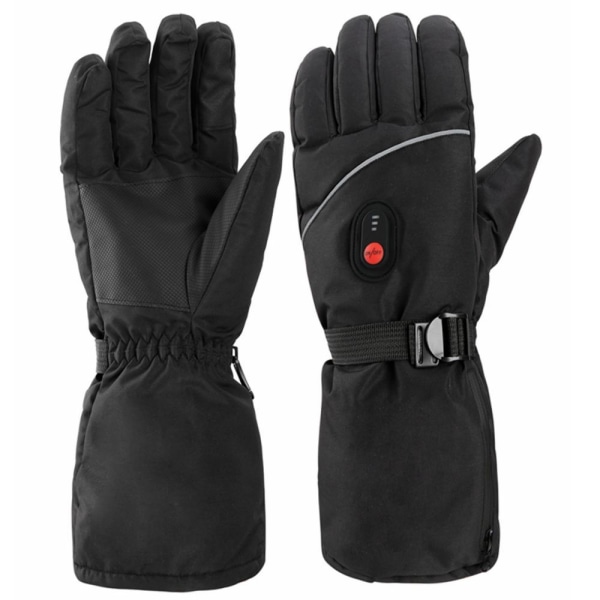 Eluppvärmda handskar för män Kvinnor Pekskärmshandskar Batteridrivna vindtäta handskar