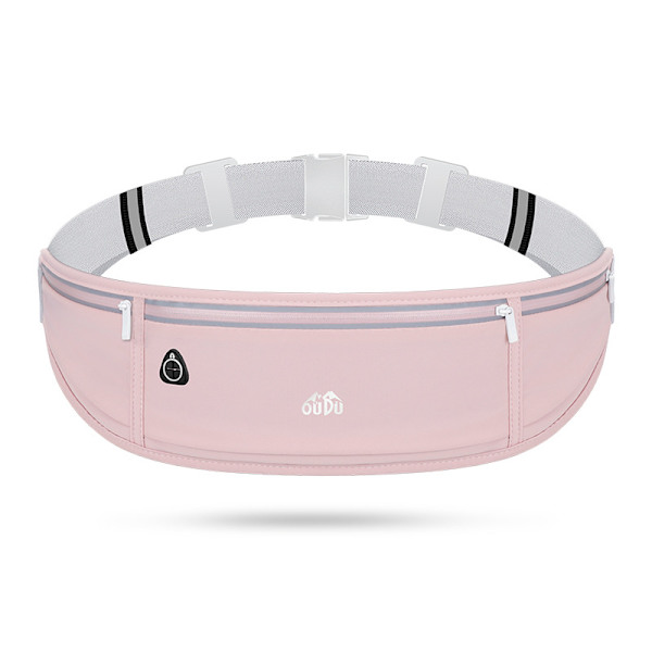 Smal löparbälte träningsbälte midjeväska bältesväskor Light Pink