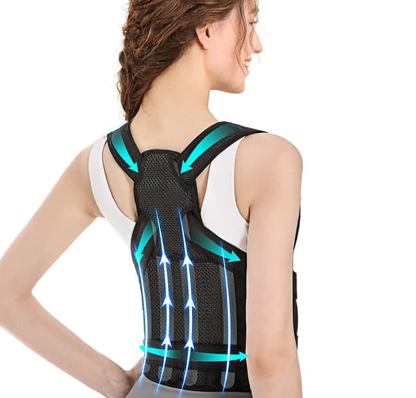 Rygstøtte Posture Corrector til Kvinder og Mænd M