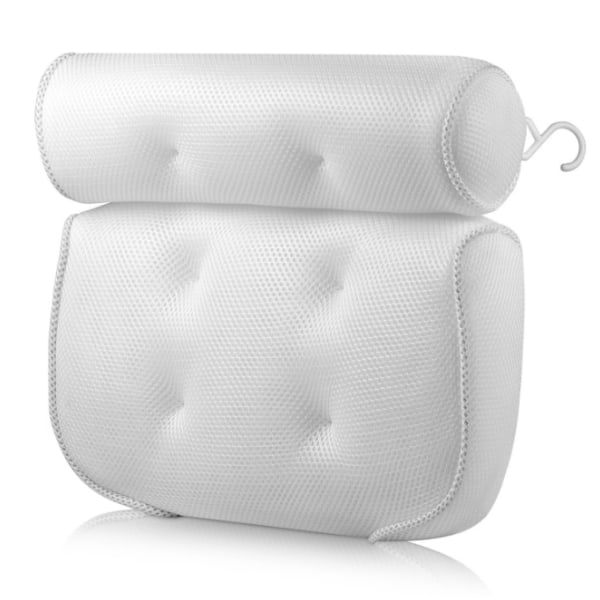 Badkudde Spa Badkar Kudde Stödstöd white