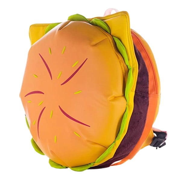 Cheeseburger Ryggsäck Rolig Y2k Söt Hamburger Axelväska