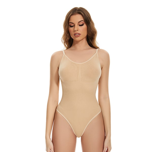 Sømløs V-hals Body for Kvinner - Shapewear Skin S