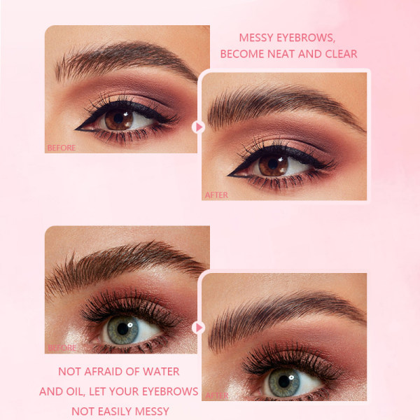 Klar ögonbrynsgele, 1 förpackning Brow Fix Gel