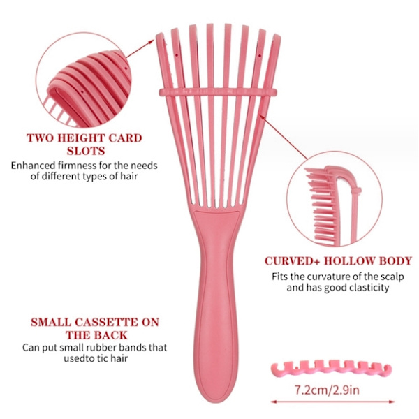 Tangle Brush, Bredtandskam til Mænd og Kvinder, Vådt og Tørt Hår Blue