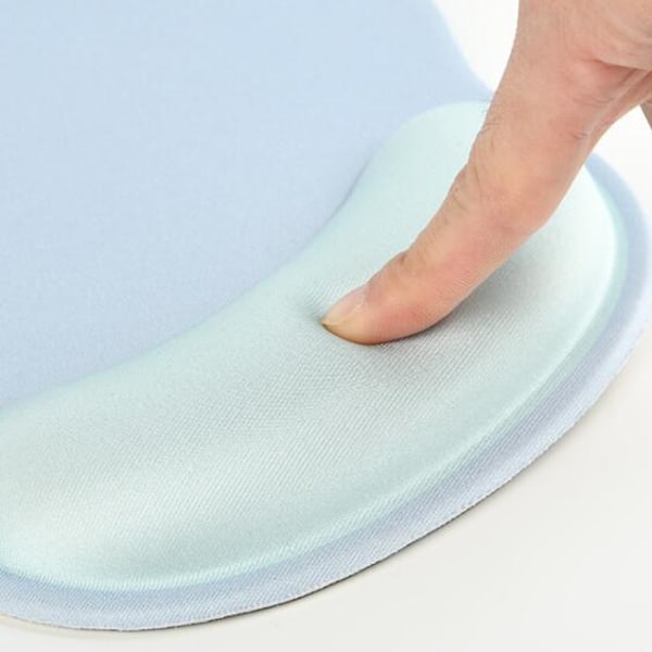 3D Håndleddsstøtte Musematte Med Håndleddsstøtte Deep Blue