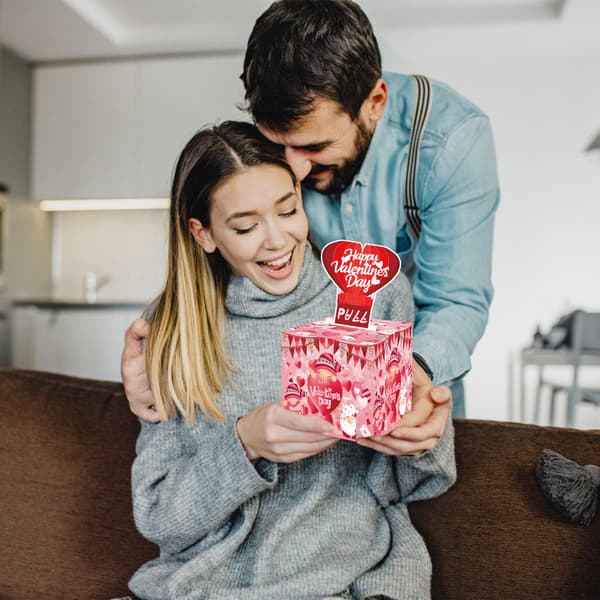 Valentinsdag Pengeskrin for Kontantgave