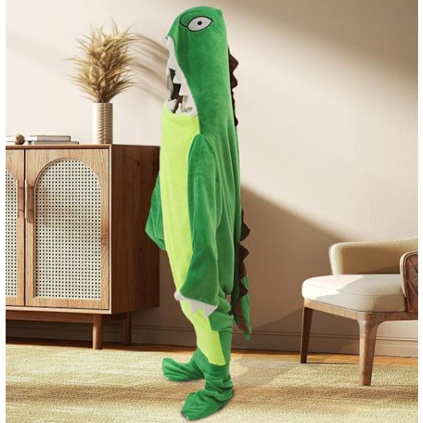 Dinosaur Løstsiddende Onesie til Voksne L