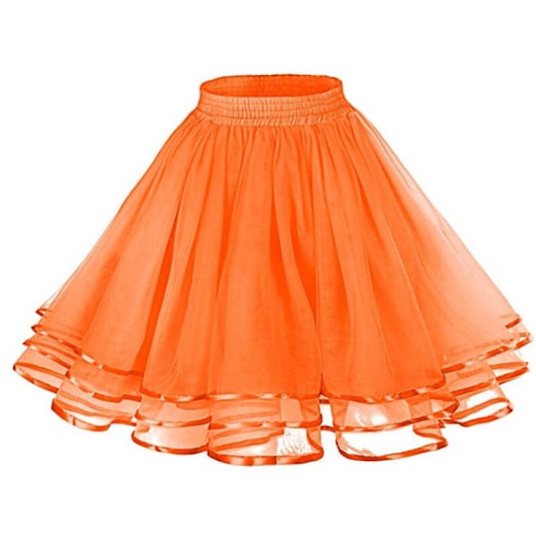 Dame Underkjoler Tyl Tutu Underskørter orange