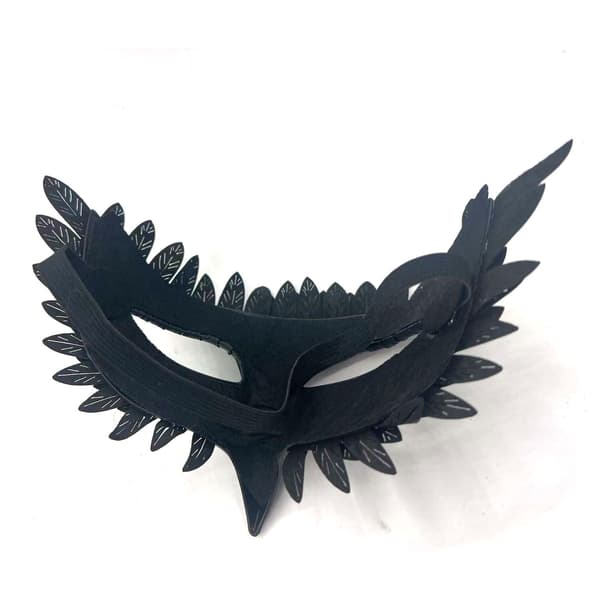 Smiffys Korpmak, Halloween Maskeradaccessoar black
