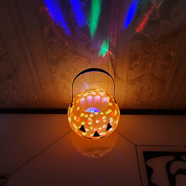 Halloween-kurpitsa-lyhty LED-kurpitsa-lyhty Triangle