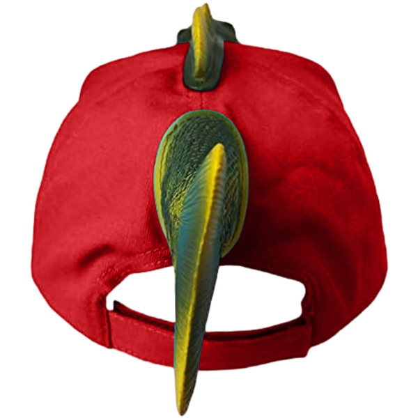 Fierce Dinosaur Barnhatt för Barn - Solskydd, Casual, Justerbar Red