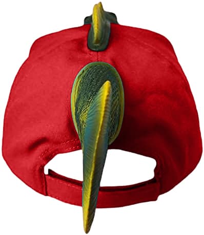 Fierce Dinosaur Børne Solbeskyttelse Casual Baseball Justerbar Hat Cap Red