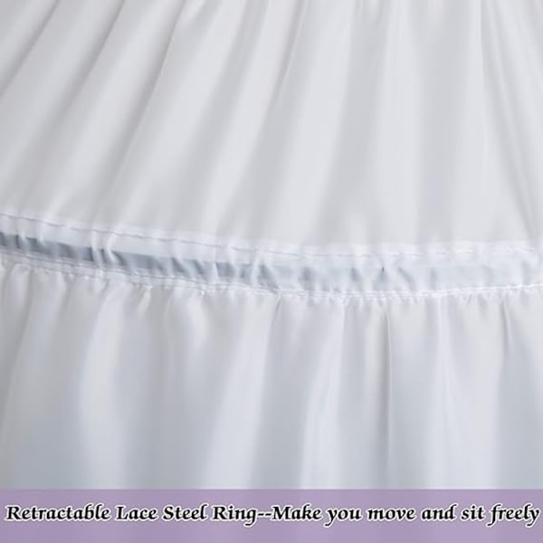 Petticoats til Kvinder Mermaid Petticoat Fiskestjert Underskørt Gulvlængde Trompet Crinoline C