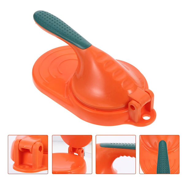 Dumpling Wrapper Maker Manuell Tortilla Maker Orange