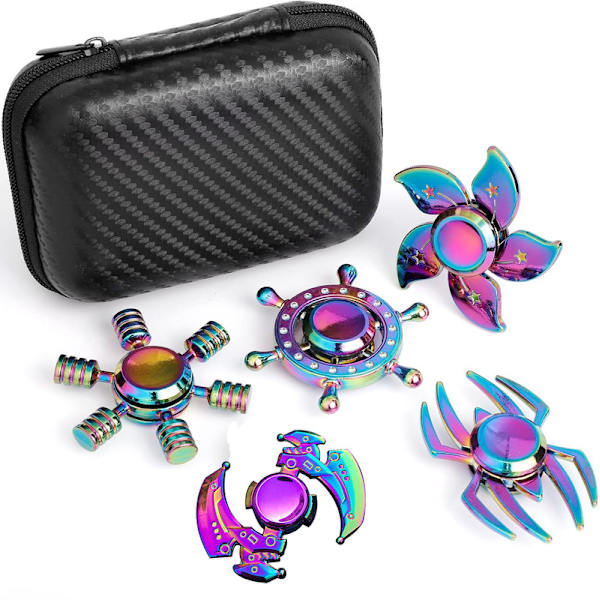 Kule Fidget Spinners Leke Metall for Barn og Voksne