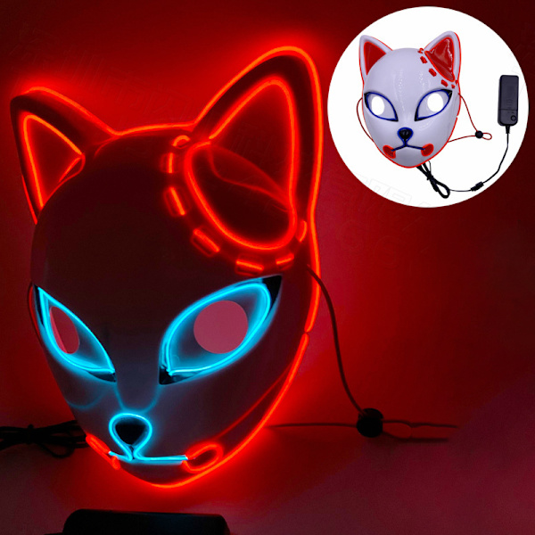 Blades of Ghost Extinction Glödande Mask red