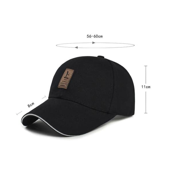 Säädettävä Baseball-lippis Ulkoilmaan Beige