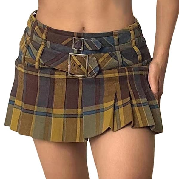 Kvinnor Tweed Mini Kjol S