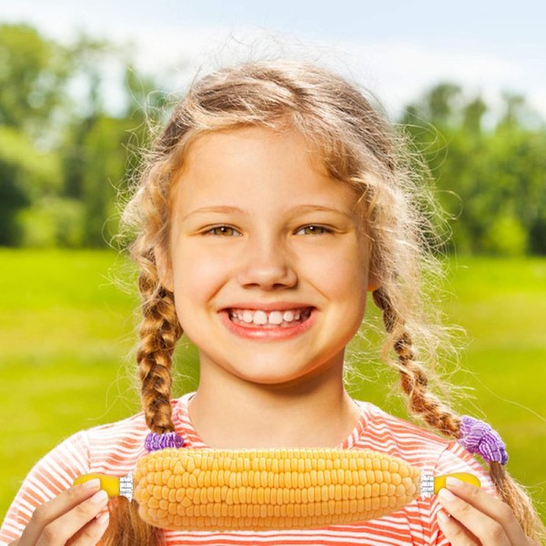 8 Par Cornholdere, Rustfrit Stål Corn Cob Holdere