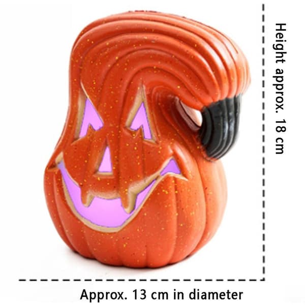 Halloween LED Gresskarlys Lys Opp Jack O Lantern Gresskar Warm Straight melon