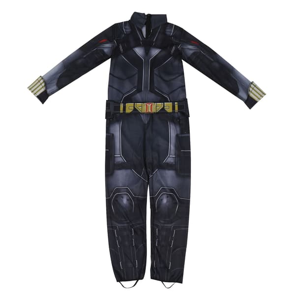 Flickor Black Widow Jumpsuit Halloween kostym Set S