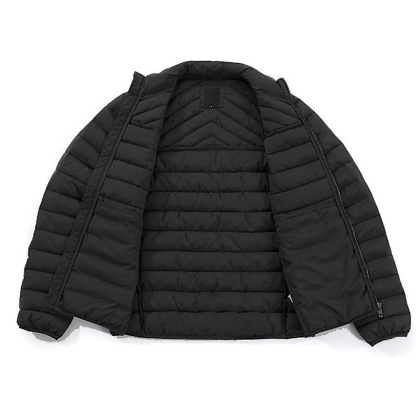 Lätt packbar pufferjacka för män 2XL