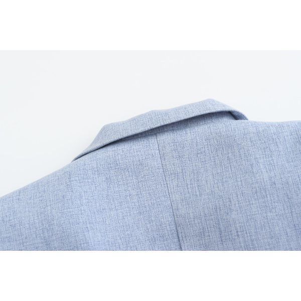 Slim Fit kavaj för män, lätt kostymjacka, 1 knapp blue M