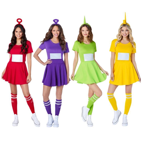 Kvinnor söt klänning Halloween kostym red Kids M