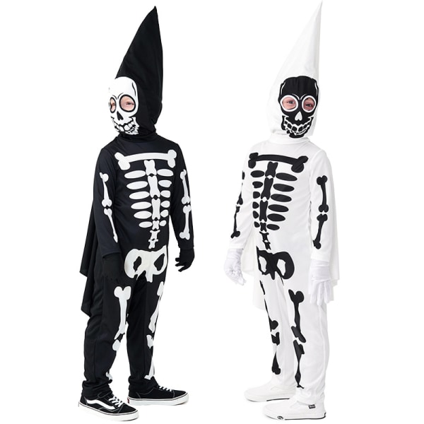 Halloween Skelet Kostumer til Piger og Drenge White S