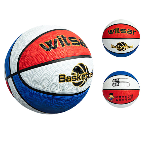 Basketboll Storlek 7, Inomhus utomhus Basketboll Red White Blue