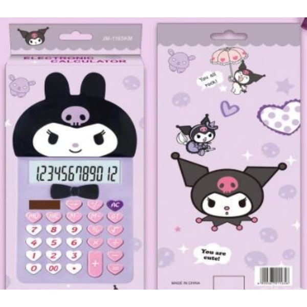 Kompakt Sanrio Lommeregner med 12-cifret LCD-skærm Style 1