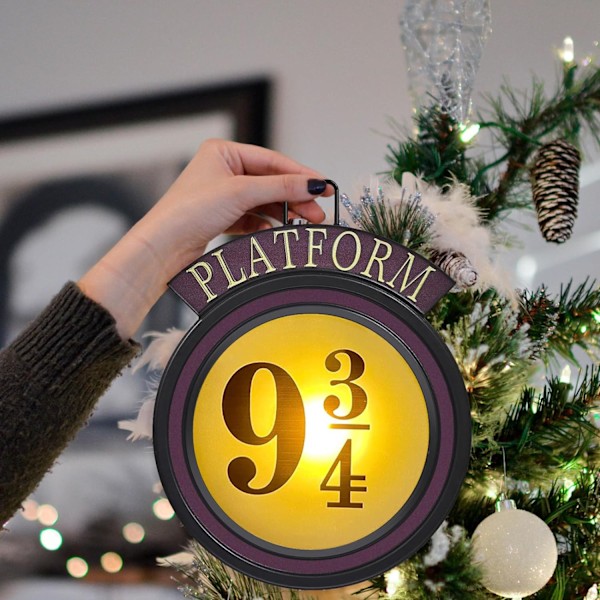 Platform 9 3/4 Skilt Lys Battery Operated