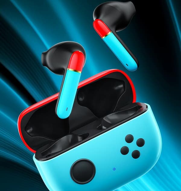 Trådlösa Bluetooth-hörlurar In-Ear Stereo Headset Red