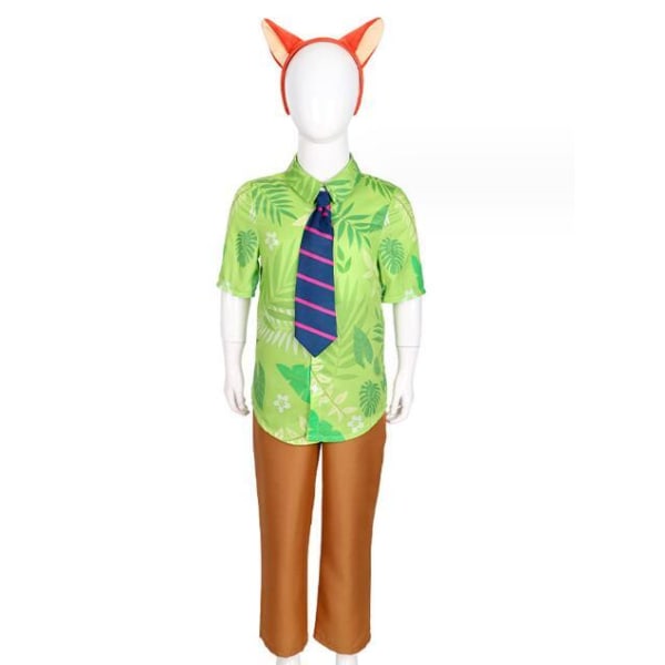 Animal City Fox Nilke Dreng Anime Cos Kostume 150CM